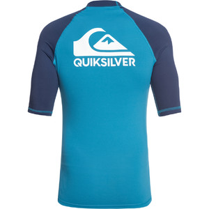2019 Quiksilver On Tour Short Rash Vest blu oceano EQYWR03139